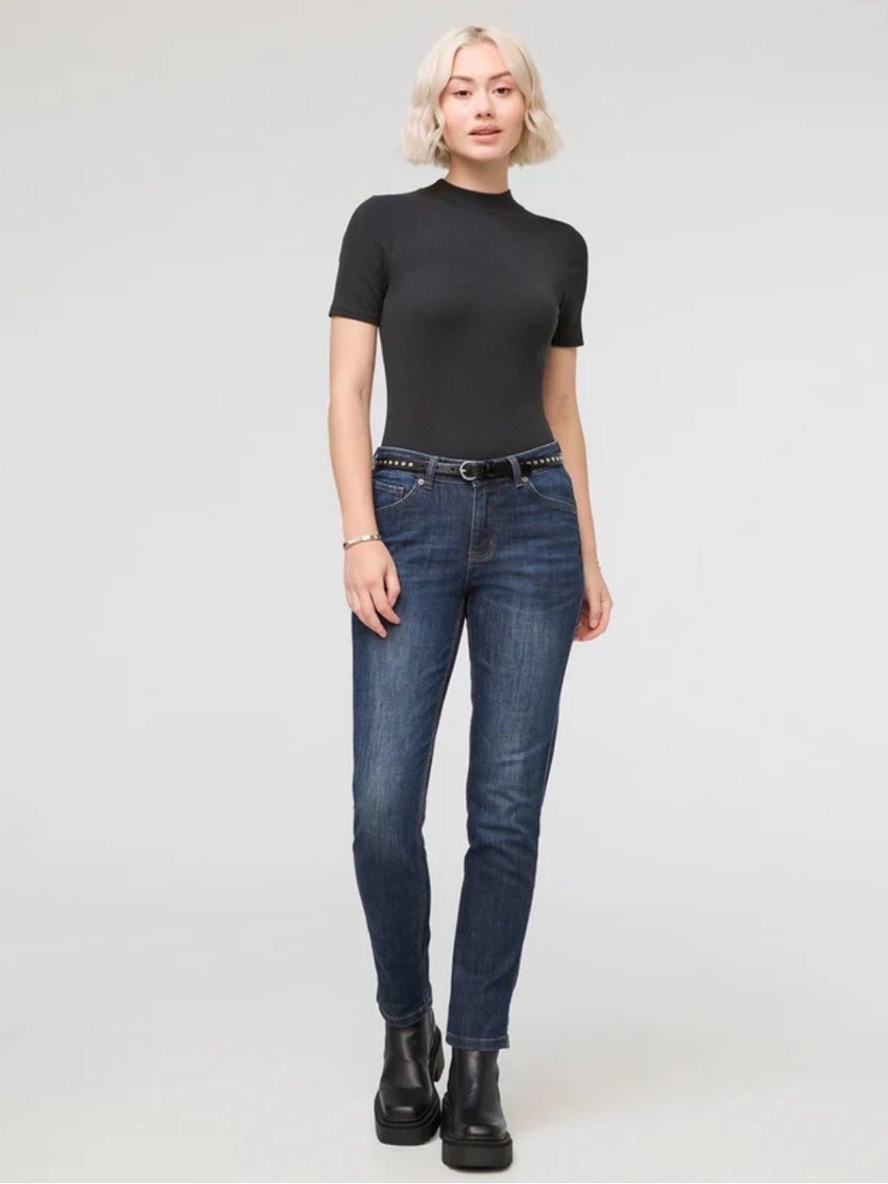 DU/ER Performance Denim Girlfriend Jeans- Heritage Blue Womens sz 26 x 32